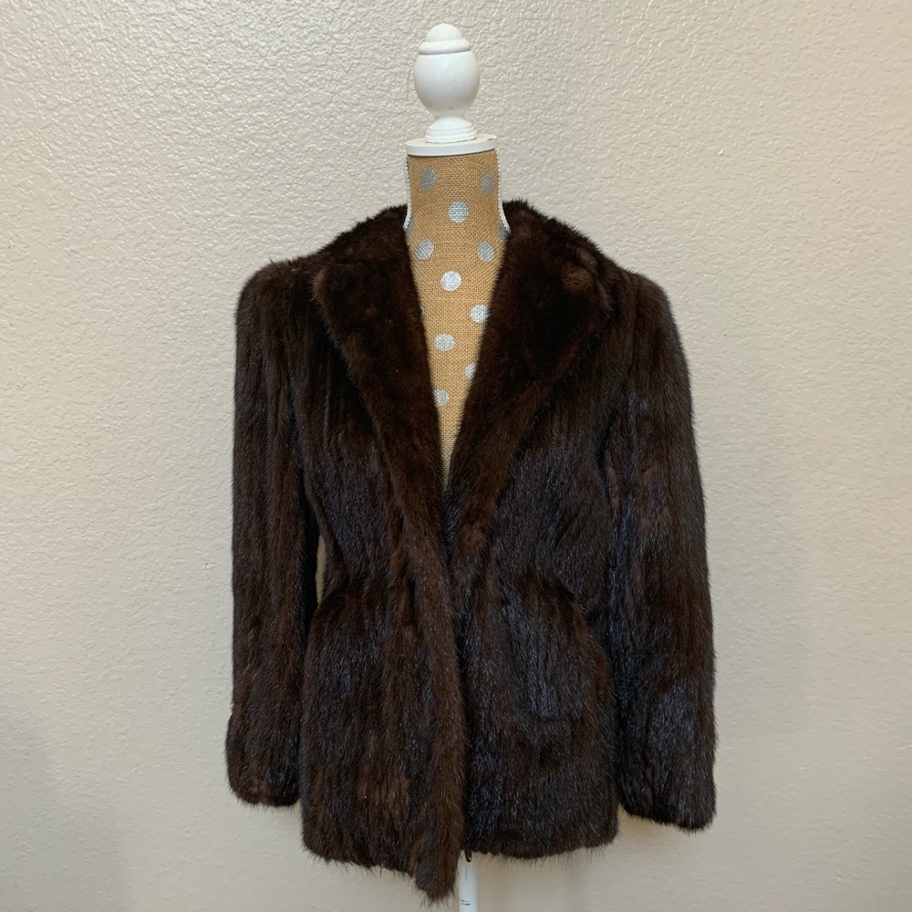 Vintage mink fur coat